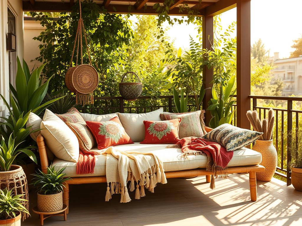 Du betrachtest gerade Gartenliege im Bohostil für Terrasse und Balkon
