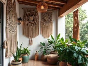 Mehr über den Artikel erfahren Makramee-Wandbehänge für die Boho-Terrasse