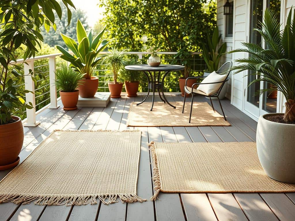 Outdoor-Teppiche aus Seegras