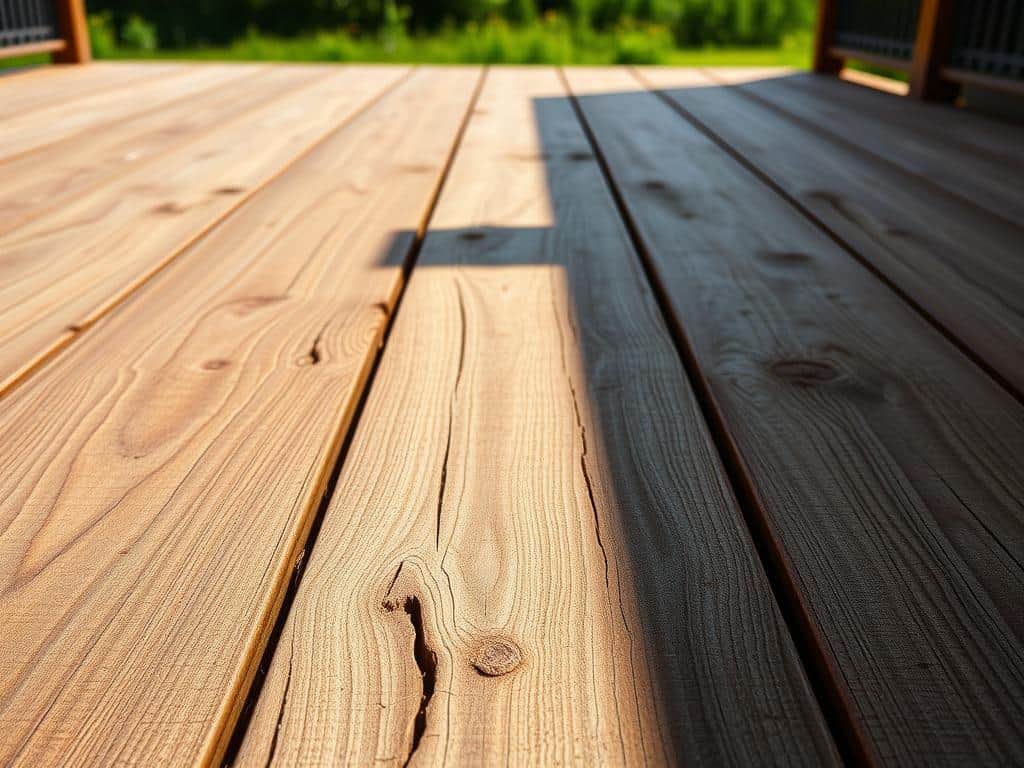 Thermobehandeltes Holz Terrasse
