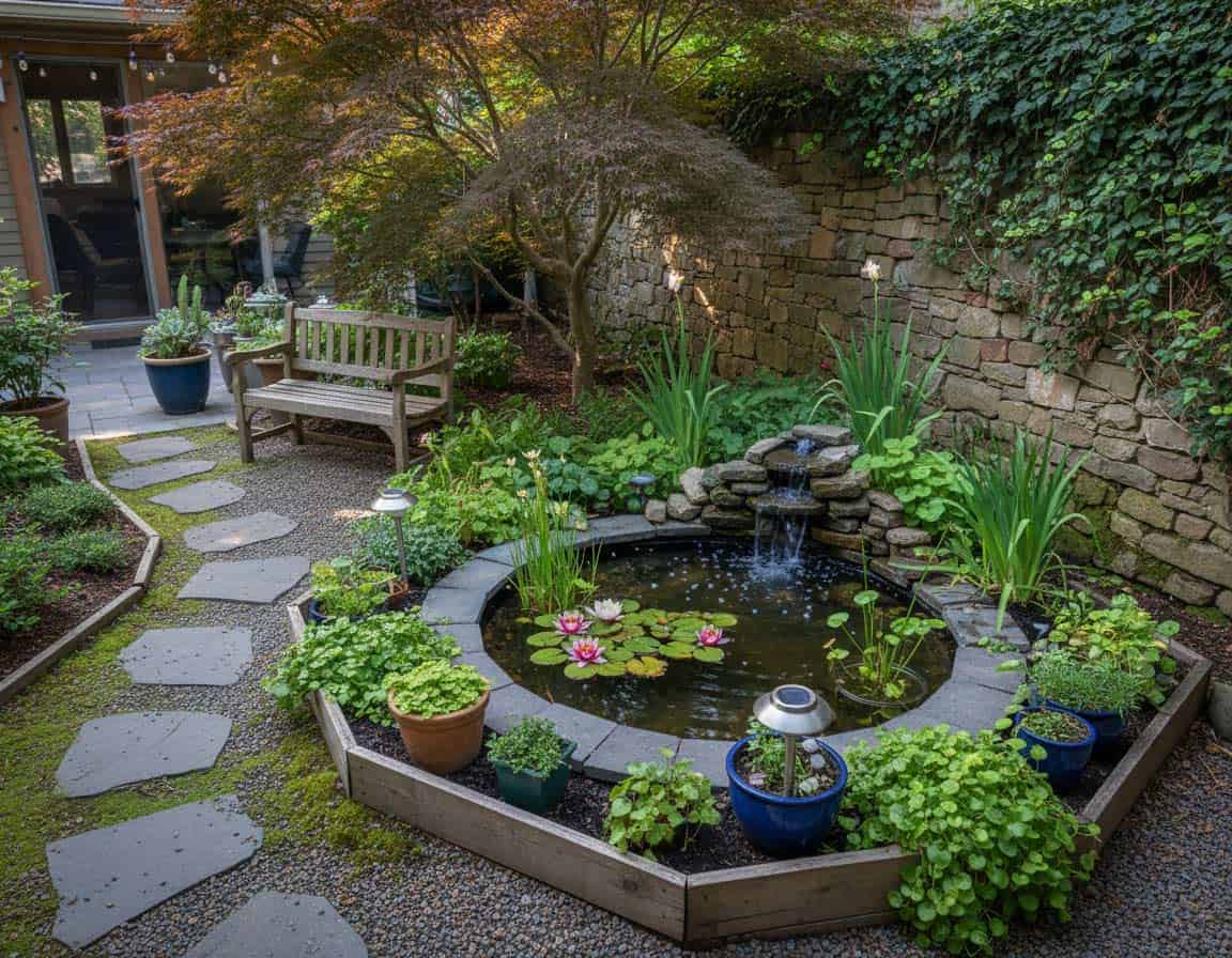Miniteich für kleine Gartenflächen Miniteich für kleine Gartenflächen