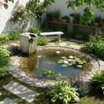 Wassergarten auf kleiner Fläche mit Mini Teich oder Wasserschale