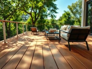 Mehr über den Artikel erfahren Bangkirai als Terrassenholz: Gestaltungsmöglichkeiten, Haltbarkeit und Umwelteigenschaften