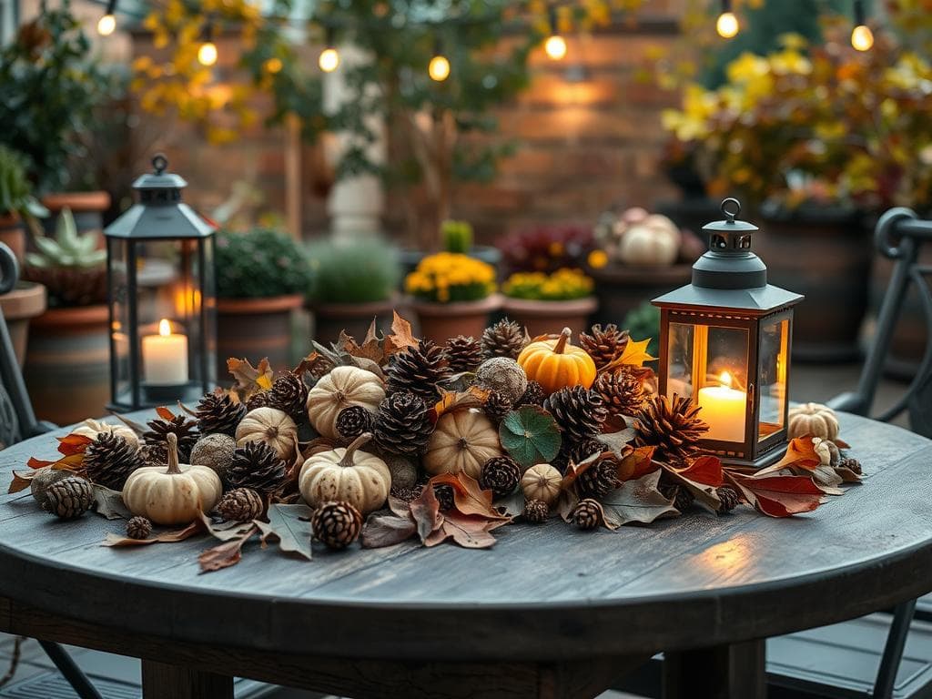 Herbstdeko mit natürlichen Materialien Herbstdeko mit natürlichen Materialien