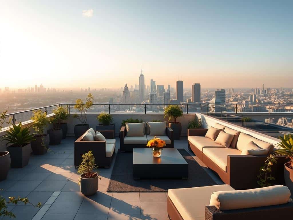 Flexible Dachterrassen Nutzung