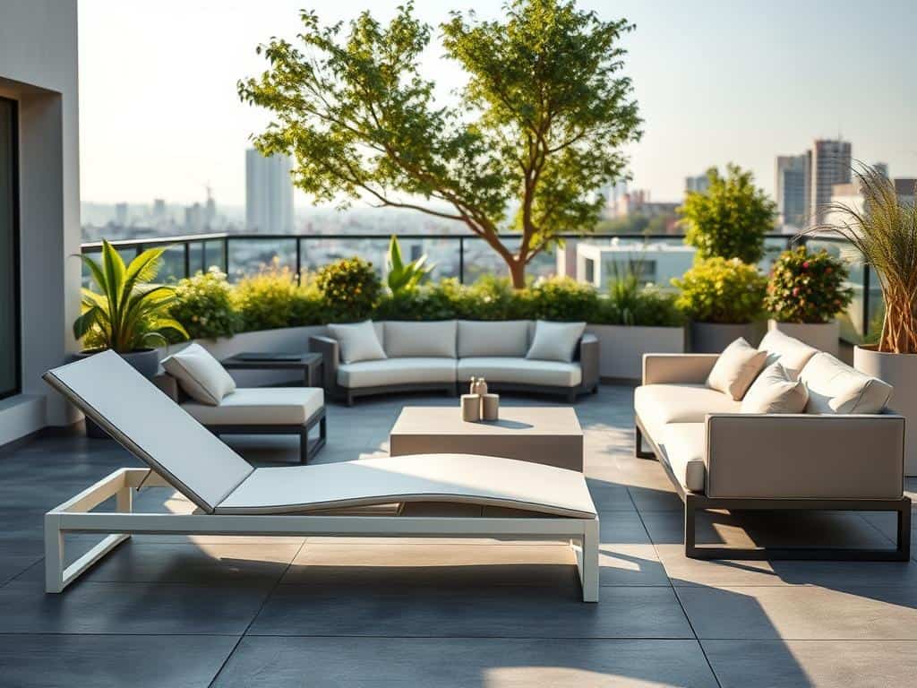 Materialauswahl Dachterrassenmöbel