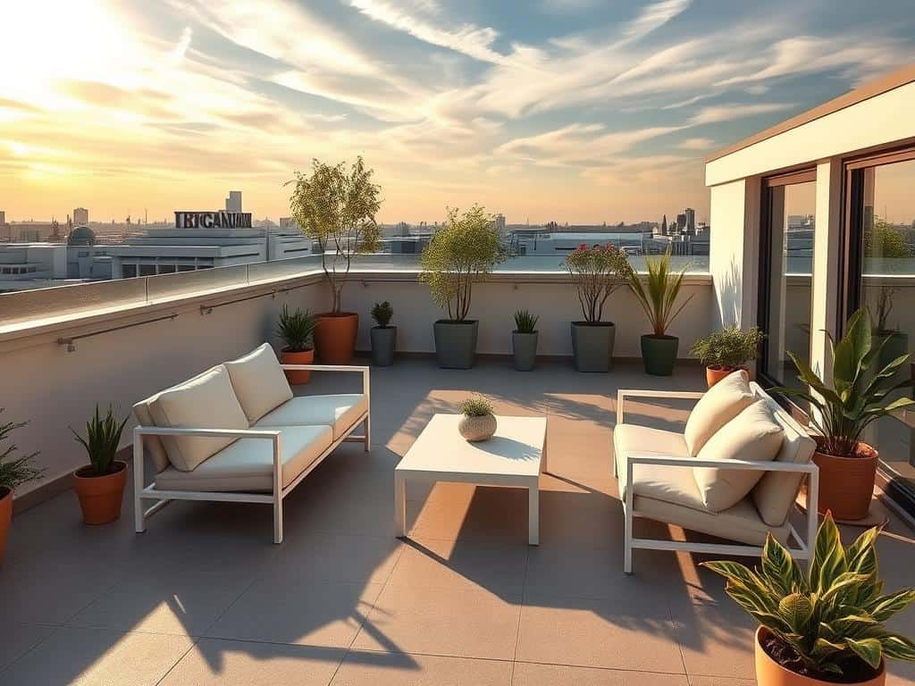 Platzoptimierung Dachterrasse