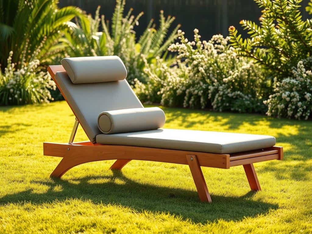 Ergonomische Gartenliege