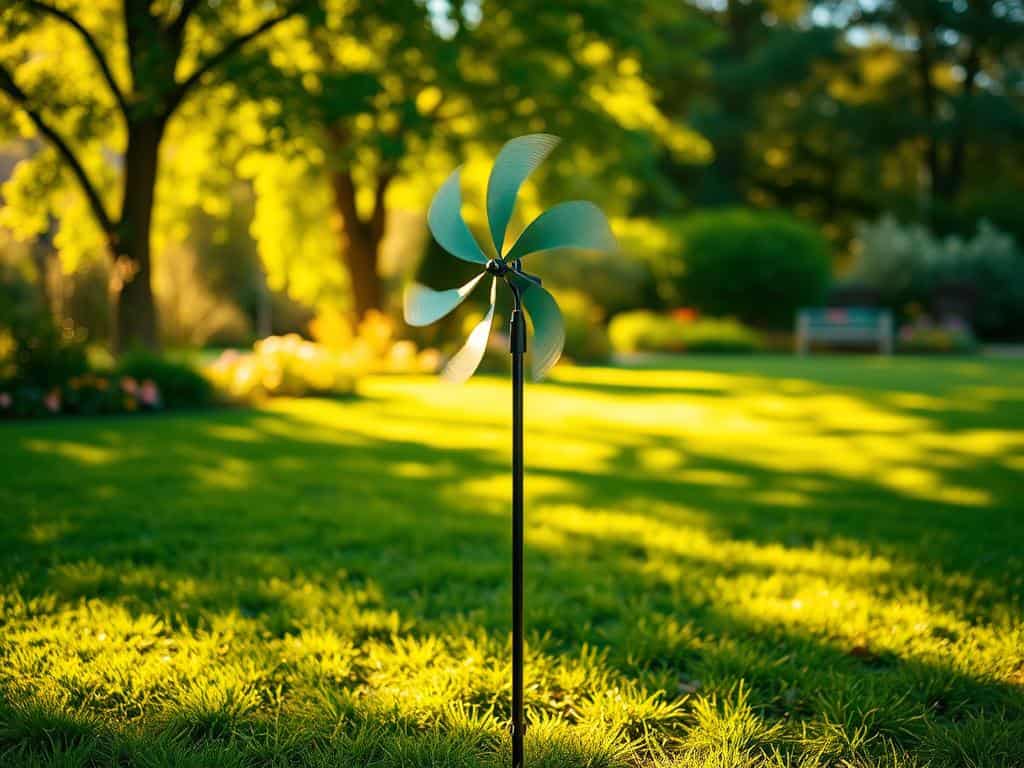 Windrad im Garten