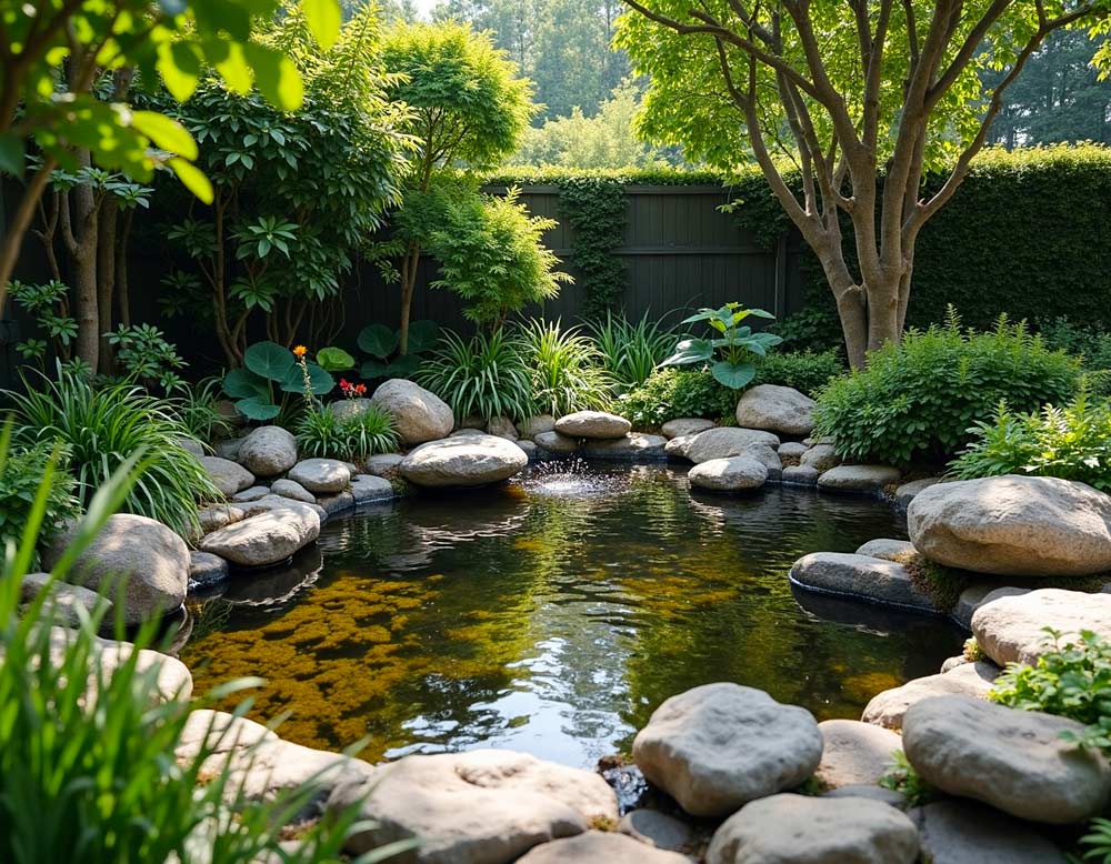 Wassergarten auf kleiner Fläche Wassergarten auf kleiner Fläche
