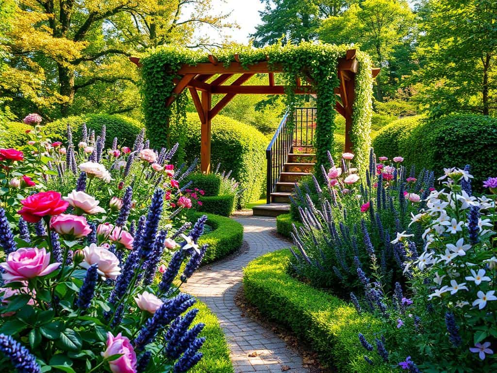 Duftgarten mit intensiven Aromen