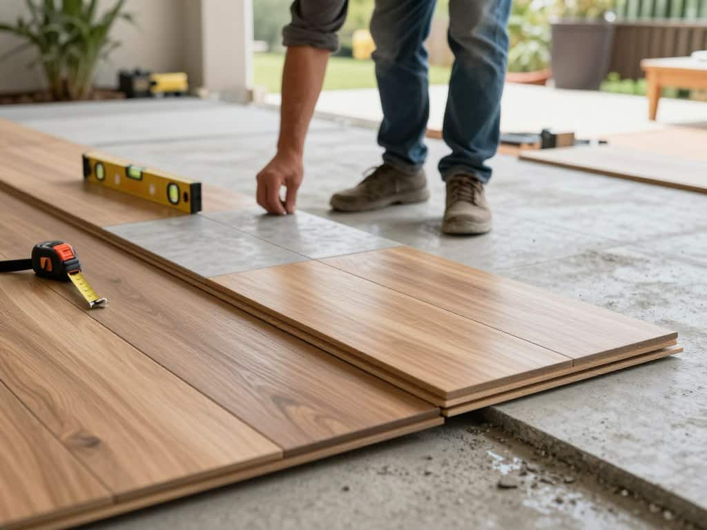 Terrassenboden über Beton verlegen Terrassenboden über Beton verlegen Methoden
