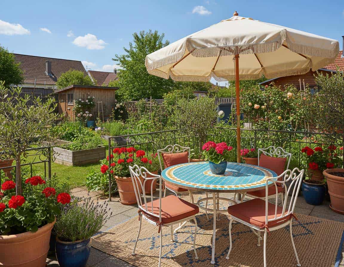Gartenmöbel mit Mosaik für mediterranen Flair Gartenmöbel mit Mosaik für mediterranen Flair