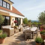 Gartenmöbel Mediterran: Gedeckte Erdtöne für mediterranen Charme