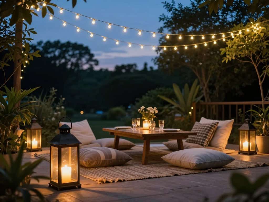 Stimmungsvolles Licht Terrasse Stimmungsvolles Licht Terrasse