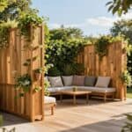 Terrasse Sichtschutz Ideen ohne Bohren