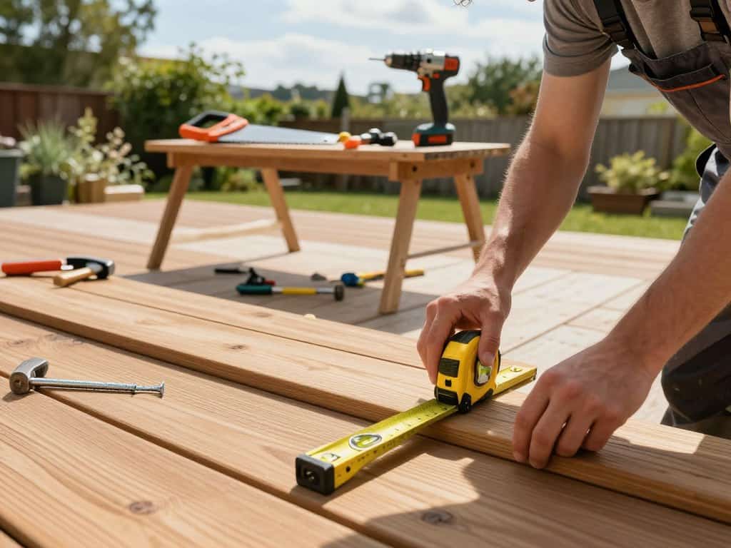 Terrassendielen verlegen Anleitung für Anfänger
