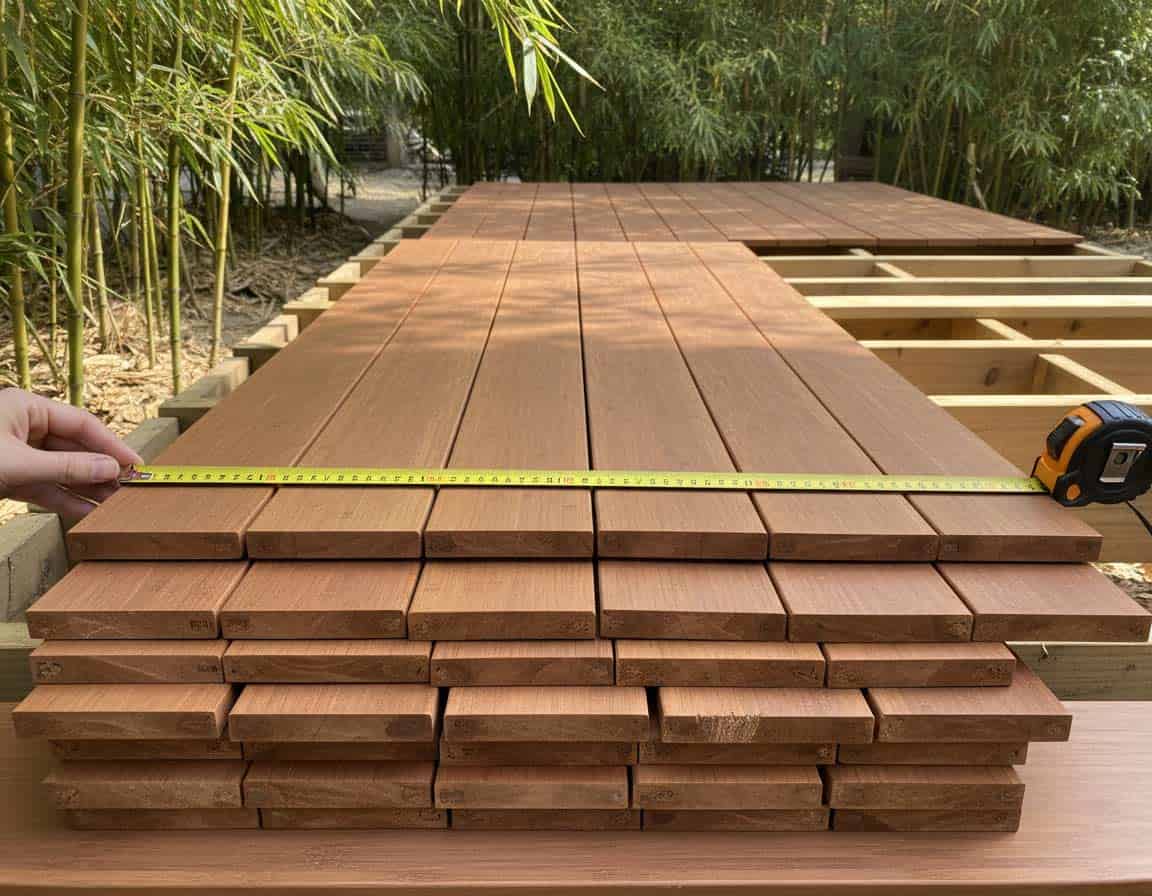 Bambus für Terrassendielen verlegen Bambus für Terrassendielen verlegen