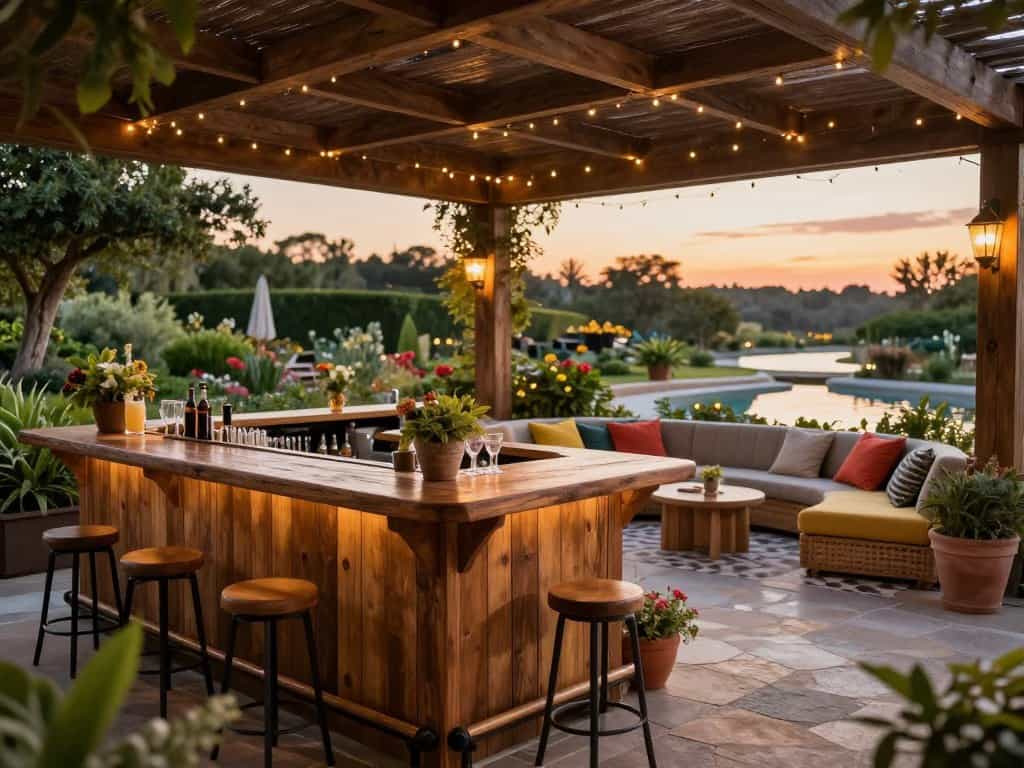 Bar auf der Terrasse selbst bauen