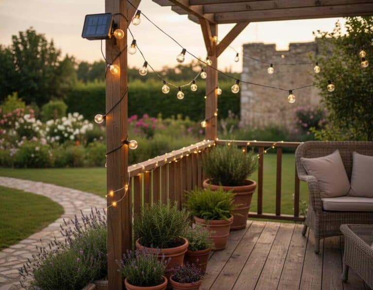 Mehr über den Artikel erfahren Solarbetriebene Gartenlichterketten für zauberhafte Beleuchtung