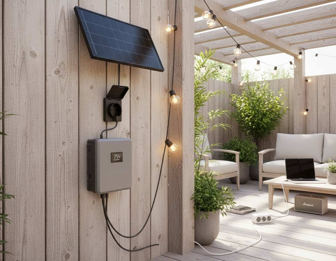 Solarstrom und weitere Möglichkeiten für die Terrasse Solarstrom und weitere Möglichkeiten für die Terrasse